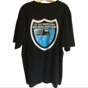 Vintage Hanes CTA 1997 Professional Truck Driving Championship Tee Shirt